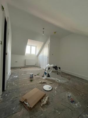 Loft bedroom taking shape